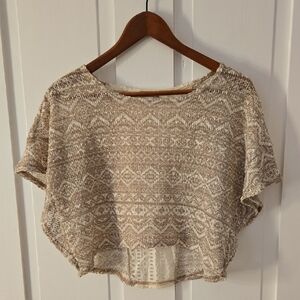 Canadian Brand 'Preloved', Cropped Lightweight Top